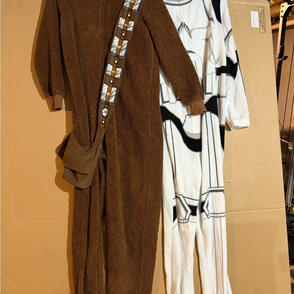 BUNDLE!!! Halloween costumes. Star Wars stormtrooper Chewbacca onesies